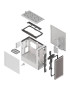 Carcasa HAVN BF 360 HVN-CA-BF360-01, E-ATX, Mid Tower, Tempered Glass, White