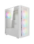 Carcasa PC GAMDIAS Aura GC2 Elite, Middle Tower, Fara sursa, ARGB, White