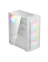 Carcasa PC GAMDIAS Aura GC2 Elite, Middle Tower, Fara sursa, ARGB, White