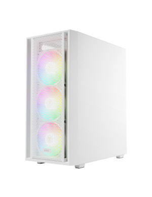 Carcasa PC GAMDIAS Aura GC2 Elite, Middle Tower, Fara sursa, ARGB, White