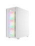Carcasa PC GAMDIAS Aura GC2 Elite, Middle Tower, Fara sursa, ARGB, White