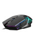 Mouse gaming cu fir GAMDIAS AURA-GS4, 3600 DPI, RGB, Negru