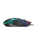 Mouse gaming cu fir GAMDIAS AURA-GS4, 3600 DPI, RGB, Negru