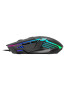 Mouse gaming cu fir GAMDIAS AURA-GS4, 3600 DPI, RGB, Negru