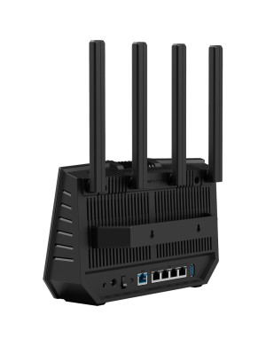 Router Wireless Gigabit ASUS RT-BE92U, WI-Fi 7, Tri Band 1032 + 2882 + 5764 Mbps, USB 3.2 Gen1, Black