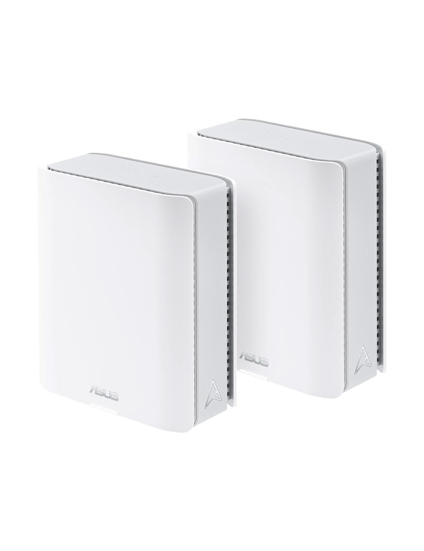Sistem Wi-Fi Mesh ASUS ZenWiFi BT10 2PK, BE18000, Tri-Band, acoperire 550m², Quad-Core 2.0GHz CPU, 256MB/2GB Flash/RAM, 10G dual