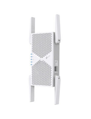 Range Extender TP-LINK RE405BE, BE6500, Wi-Fi 7 Dual-Band, 1 x 2.5 Gbps port, tehnologie EasyMesh, MLO, White