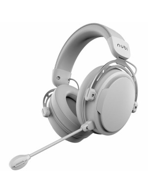 Casti gaming cu microfon NUBI NH1-WH, Over-Ear, Microfon Detasabil, White