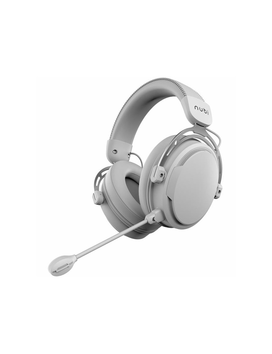 Casti gaming cu microfon NUBI NH1-WH, Over-Ear, Microfon Detasabil, White