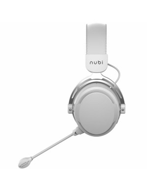 Casti gaming cu microfon NUBI NH1-WH, Over-Ear, Microfon Detasabil, White