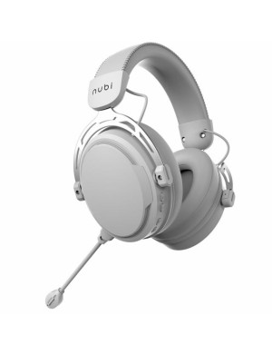 Casti gaming cu microfon NUBI NH1-WH, Over-Ear, Microfon Detasabil, White