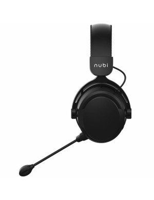 Casti gaming cu microfon NUBI NH1-WH, Over-Ear, Microfon Detasabil, Black