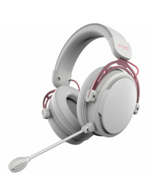Casti gaming cu microfon NUBI NH1-RG, Over-Ear, Microfon Detasabil, Rose Gold