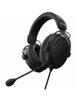Casti gaming cu microfon NUBI NH1-SE-BL, Over-Ear, Microfon Detasabil, Black