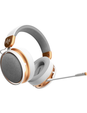Casti gaming DARK PROJECT Sono, Microfon, Difuzor 53 mm, White/Gold