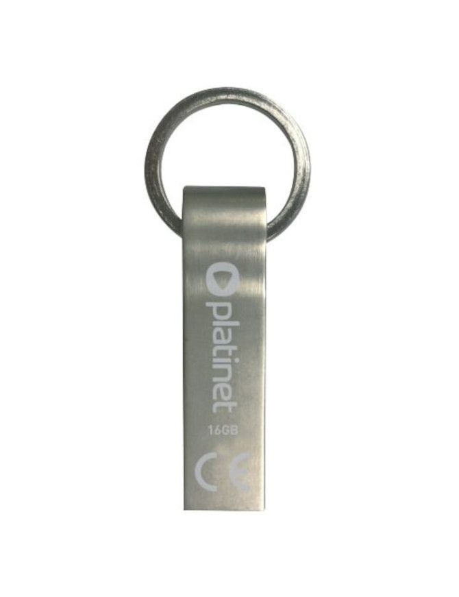 Memorie USB PLATINET PMFMK16, 16 GB, USB 2.0, Argintiu