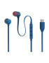 Casti cu fir JBL Tune 310C, USB-C, Albastru