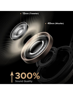 Casti Wireless Over-Ear UGREEN Studio Pro HP206, Bluetooth 6.0, ANC, Black