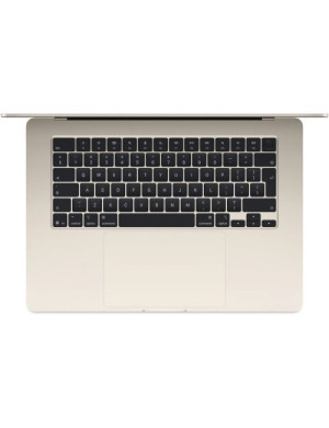 Laptop Apple MacBook Air 15 with Liquid Retina (2026) Z1LV000D1, Apple M5 10-core, 15.3 inch, RAM 32GB, SSD 1TB, Apple M5 10-core Graphics, Int KB, macOS, Starlight