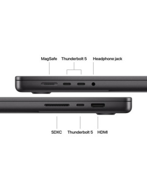 Laptop Apple MacBook Pro 16 Liquid Retina XDR (2026) MGEE4RO/A, Apple M5 Max 18-core, 16.2 inch, RAM 48GB, SSD 2TB, Apple M5 Max