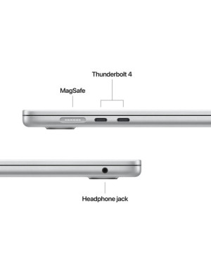 Laptop Apple MacBook Air 15 with Liquid Retina (2026) MDVC4RO/A, Apple M5 10-core, 15.3 inch, RAM 24GB, SSD 1TB, Apple M5 10-cor