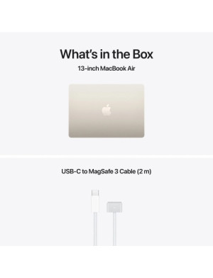 Laptop Apple MacBook Air 13 with Liquid Retina (2026) MDHC4RO/A, Apple M5 10-core, 13.6 inch, RAM 16GB, SSD 1TB, Apple M5 10-cor