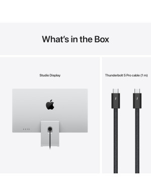 Monitor LED APPLE Studio Display (2026) MFEW4RC/A, 27 inch, 5k, Sticla standard, Suport reglabil pe inclinare si inaltime, 60 Hz