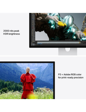 Monitor LED APPLE Studio Display XDR (2026) MFEL4RC/A, 27 inch, 5k, Sticla standard, Suport reglabil pe inclinare si inaltime, 1