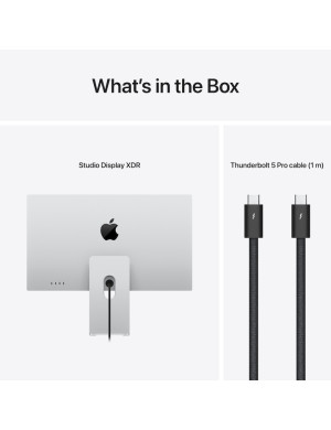 Monitor LED APPLE Studio Display XDR (2026) MFEL4RC/A, 27 inch, 5k, Sticla standard, Suport reglabil pe inclinare si inaltime, 1