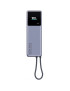 PowerBank XIAOMI BHR9361GL, 10000 mAh, 165W, 1x USB-C, Cablu USB-C integrat, Silver