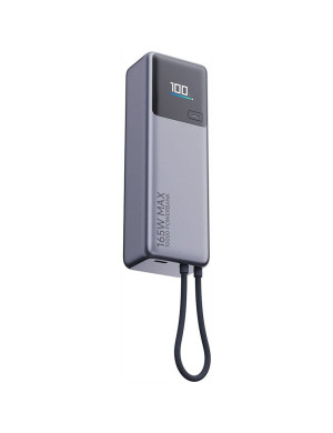 PowerBank XIAOMI BHR9361GL, 10000 mAh, 165W, 1x USB-C, Cablu USB-C integrat, Silver