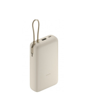 Powerbank XIAOMI BHR8851GL, 20000 mAh, 33W, 1 x USB-A - 1 x USB-C, Cablu USB-C integrat, Bej
