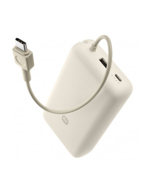 Powerbank XIAOMI BHR8851GL, 20000 mAh, 33W, 1 x USB-A - 1 x USB-C, Cablu USB-C integrat, Bej