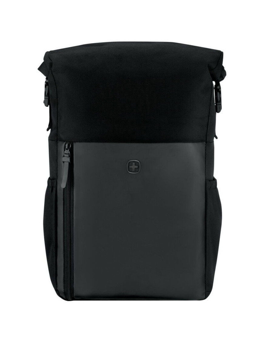 Rucsac laptop WENGER UrbanOne Roll-Top, 15.6", Black