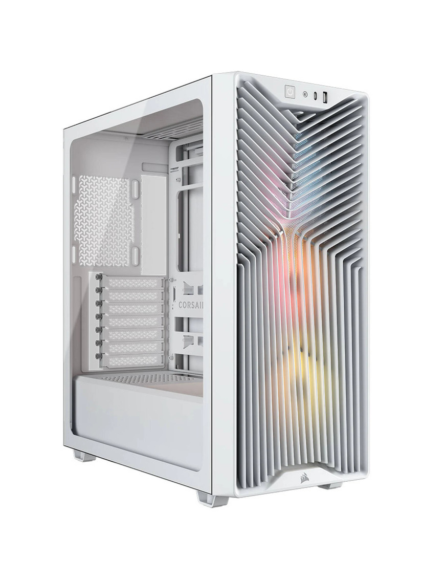Carcasă PC CORSAIR 3200D RS ARGB, Mid Tower, ATX, Tempered Glass, White