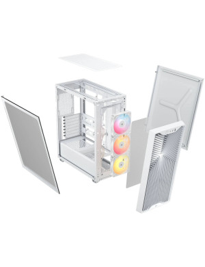 Carcasă PC CORSAIR 3200D RS ARGB, Mid Tower, ATX, Tempered Glass, White