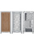 Carcasă CORSAIR FRAME 4000D RS Wood, Mid-Tower, E-ATX, White