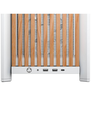 Carcasă CORSAIR FRAME 4000D RS Wood, Mid-Tower, E-ATX, White