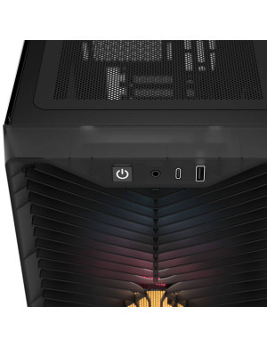 Carcasă PC CORSAIR 3200D RS ARGB, Mid Tower, ATX, Tempered Glass, Smoke