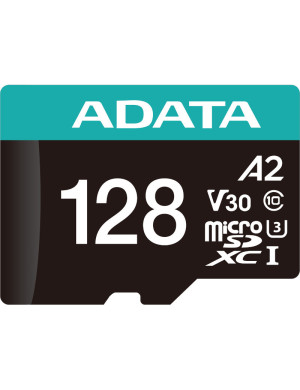 Card de memorie ADATA microSDXC Premier Pro, 128GB, Clasa 10 + Adaptor SD