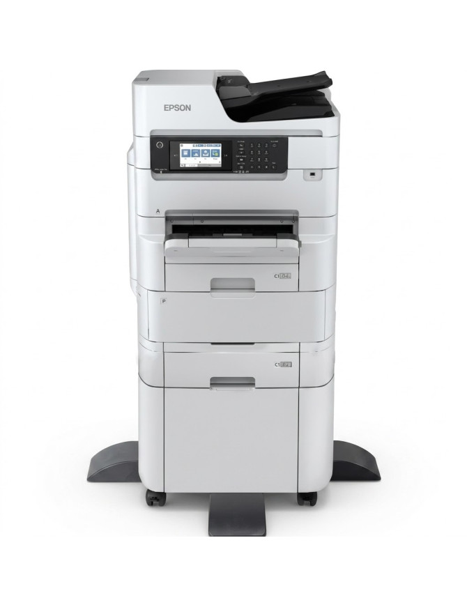 Multifunctional inkjet color EPSON WorkForce Pro WF-C879RDWF + Stand cu role + Tava suplimentara 500 coli