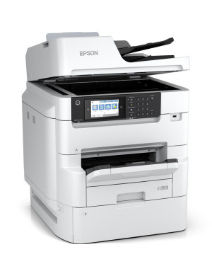 Multifunctional inkjet color EPSON WorkForce Pro WF-C879RDWF + Stand cu role + Tava suplimentara 500 coli
