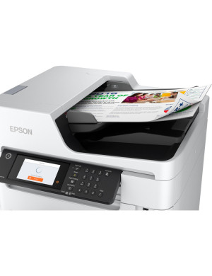 Multifunctional inkjet color EPSON WorkForce Pro WF-C879RDWF + Stand cu role + Tava suplimentara 500 coli