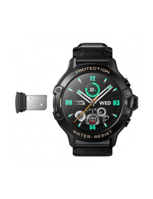 Smartwach HOCO Y107, 4G, Bluetooth, 1.28inch, Android / iOS, Negru