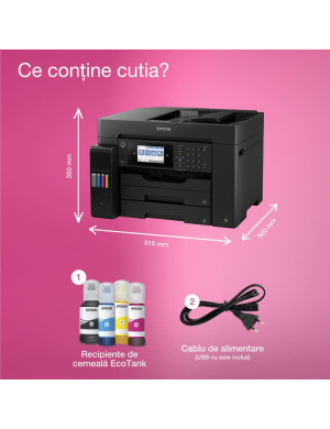 Multifuncțional Inkjet EPSON EcoTank L15150 A3+ cu Wi-Fi, Duplex și Fax
