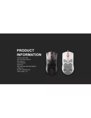 Mouse gaming cu fir HAVIT MS1023, senzor optic 4800 DPI, iluminare RGB, USB, negru