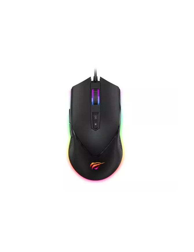 Mouse gaming cu fir HAVIT MS814 – precizie de 7000 DPI și design ergonomic pentru performanță maximă