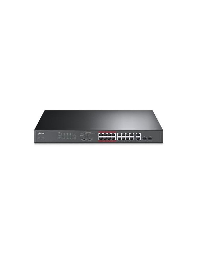 Switch TP-LINK TL-SL1218MP, 16 porturi, PoE, Black