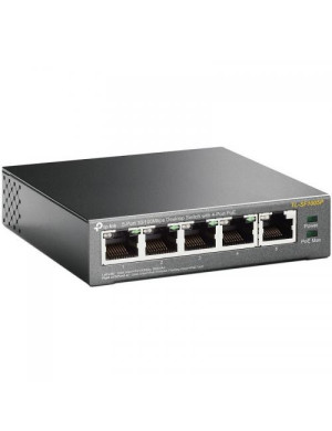 Switch TP-LINK TL-SF1005P, 5 porturi (4 PoE), Gray