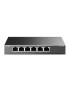 Switch TP-LINK TL-SF1006P, 6 porturi (4 PoE+), Black